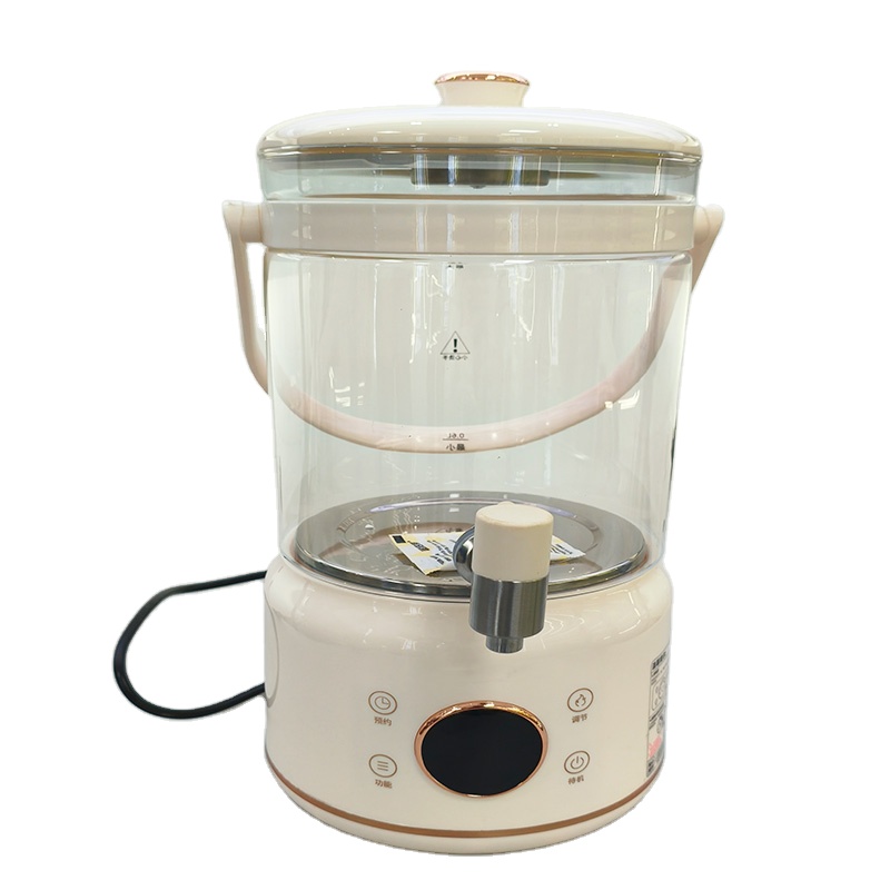 Electric Kettle Temperature Control - Beyaz Kablosuz Elektrikli Cam Su Isıtıcısı,