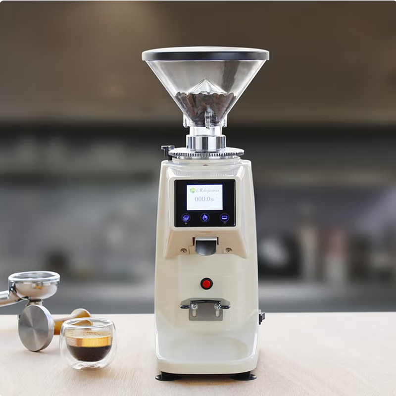 Coffee Bean Grinder Electric - Espresso için Hassas Elektronik Zamanlayıcılı Dokunmatik