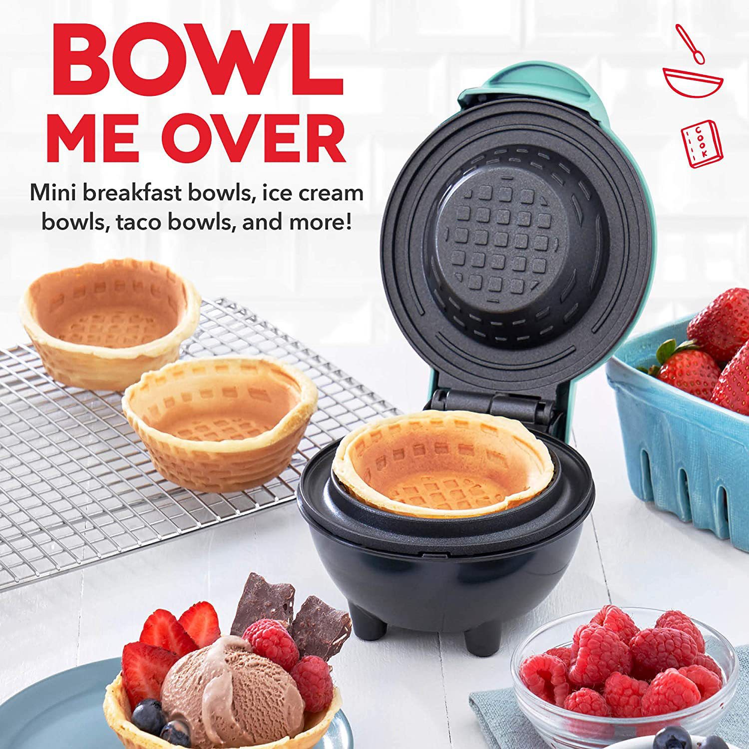Mini Waffle Makinesi, Elektrik - Mini Waffle Maker Machine incelemesi ve fiyatı