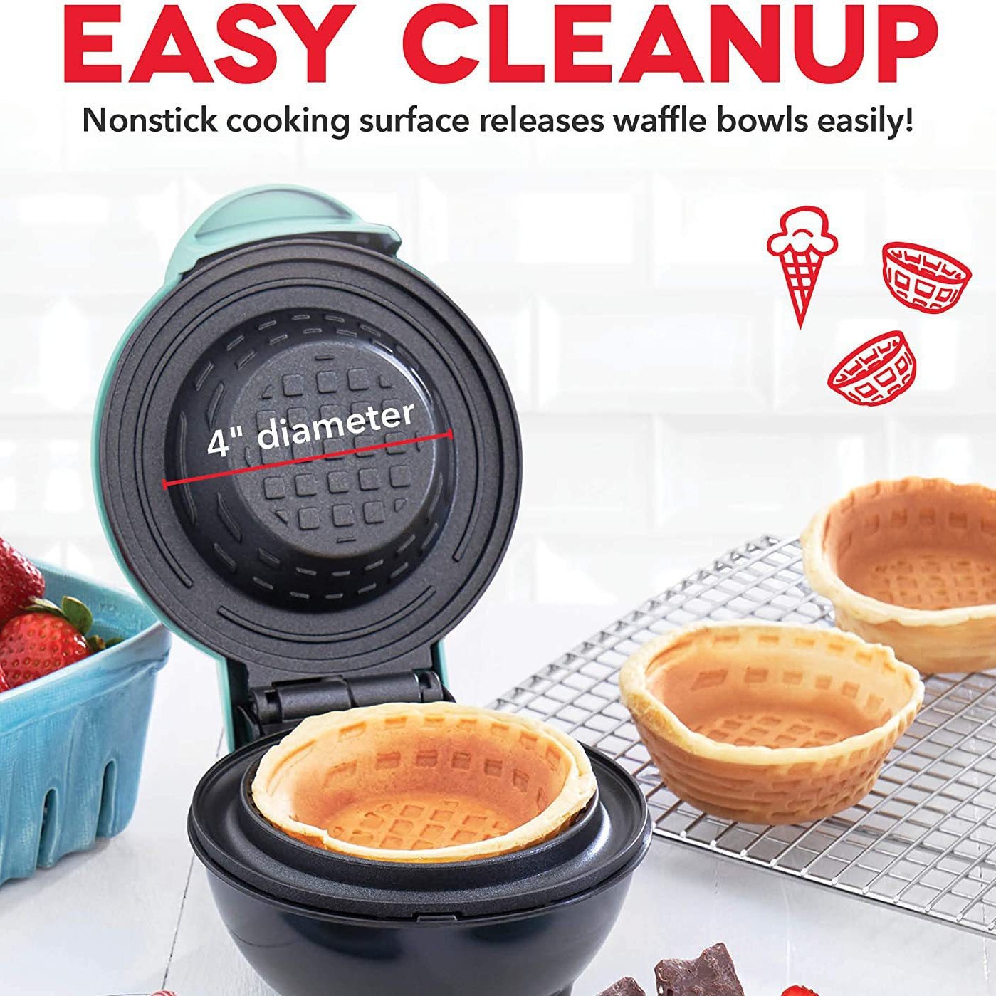 Mini Waffle Makinesi, Elektrik - Mini Waffle Maker Machine incelemesi ve fiyatı