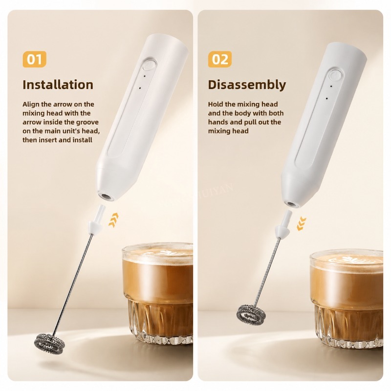 MINI Süt Köpürtücü USB Şarj Ed - Electric Milk Frother Handheld incelemesi ve fiyatı